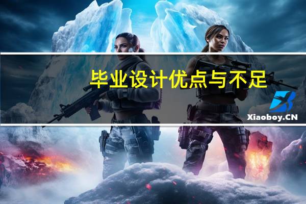 毕业设计优点与不足