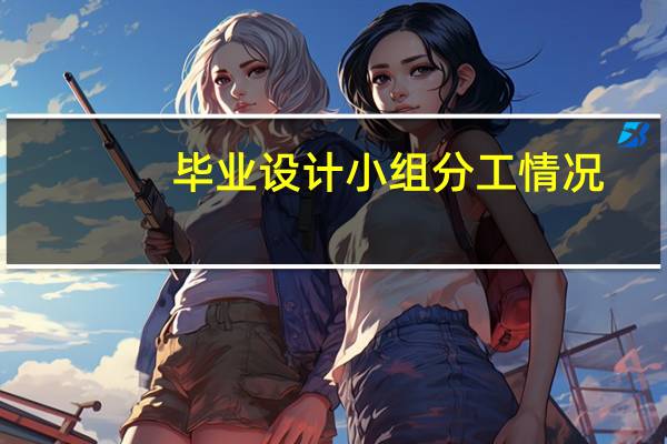 毕业设计小组分工情况
