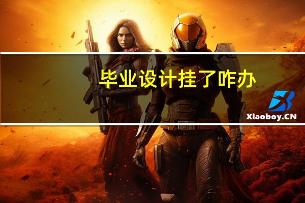 毕业设计挂了咋办