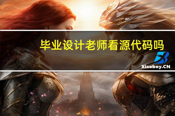 毕业设计老师看源代码吗