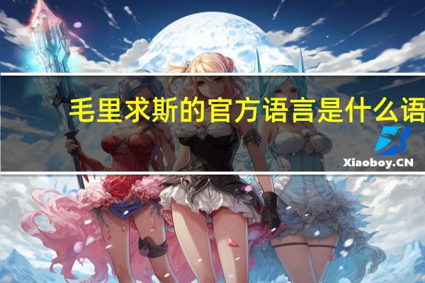 毛里求斯的官方语言是什么语
