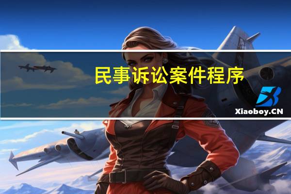 民事诉讼案件程序