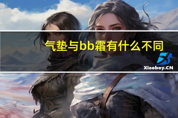 气垫与bb霜有什么不同