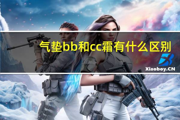 气垫bb和cc霜有什么区别