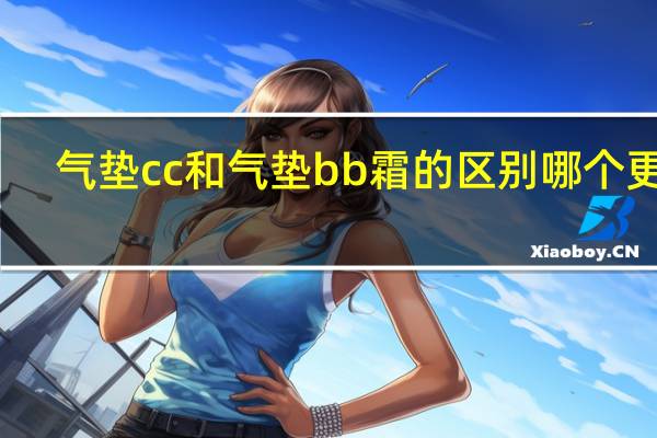 气垫cc和气垫bb霜的区别哪个更好