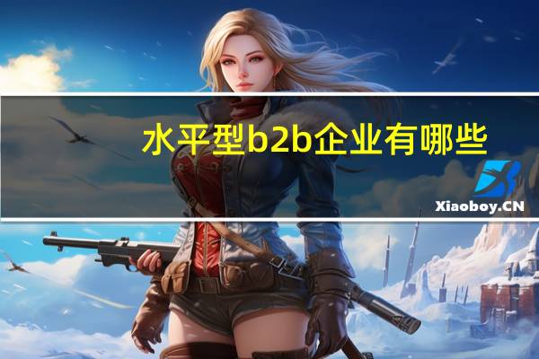 水平型b2b企业有哪些