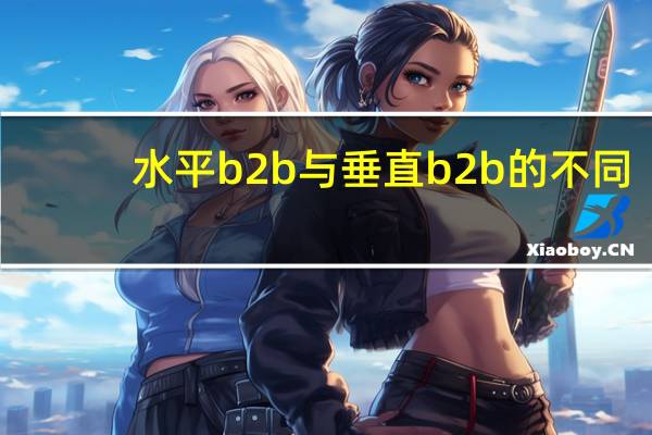 水平b2b与垂直b2b的不同