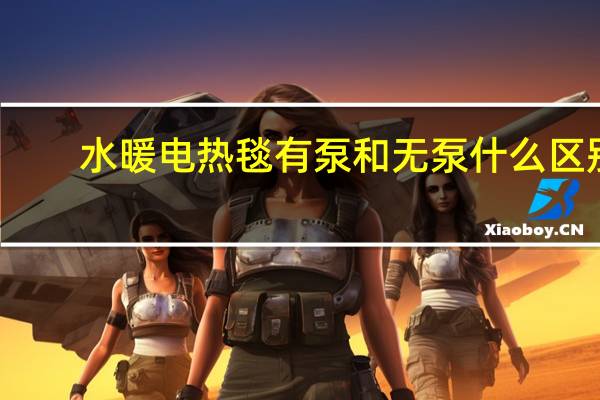 水暖电热毯有泵和无泵什么区别