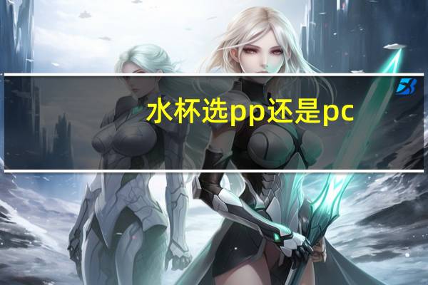 水杯选pp还是pc