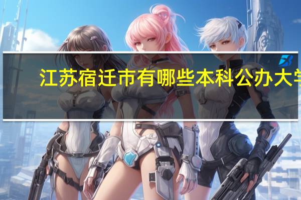江苏宿迁市有哪些本科公办大学
