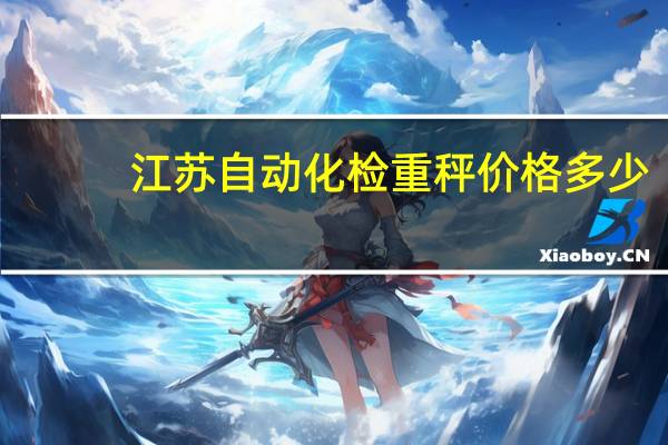 江苏自动化检重秤价格多少