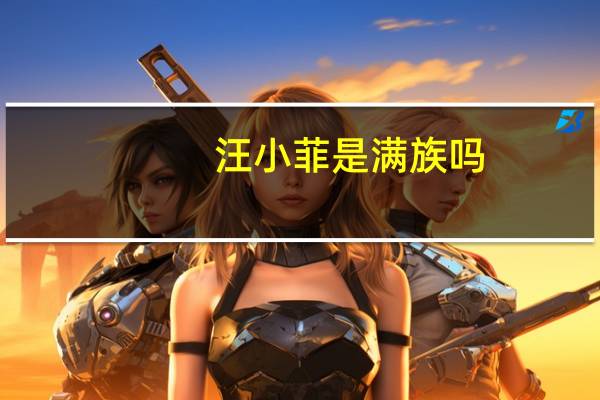 汪小菲是满族吗