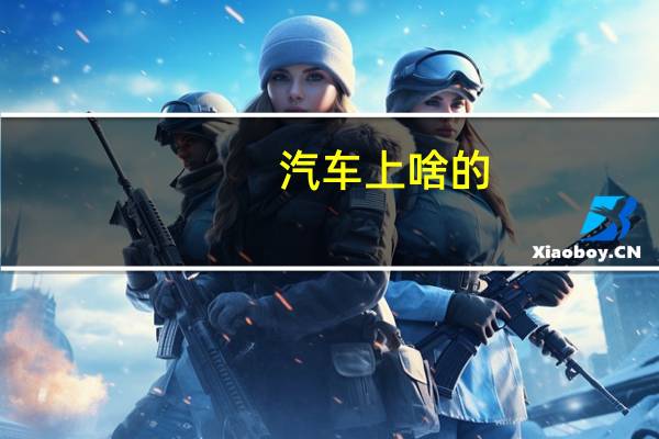 汽车上啥的