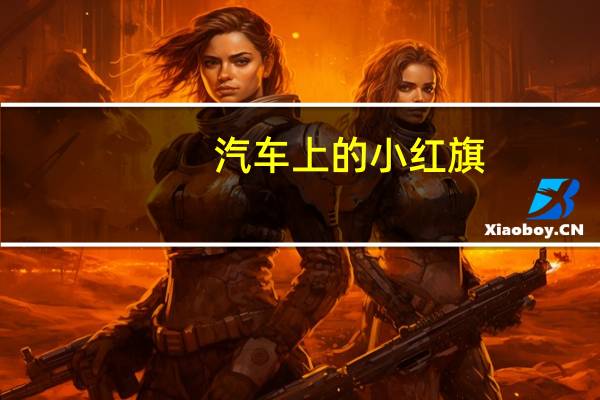 汽车上的小红旗