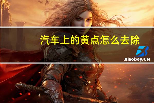 汽车上的黄点怎么去除