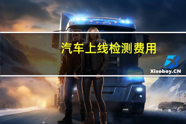 汽车上线检测费用