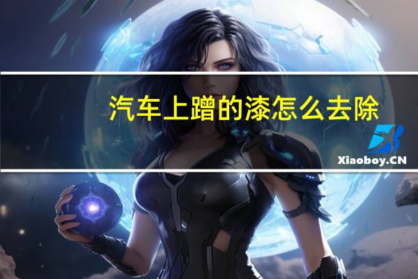 汽车上蹭的漆怎么去除