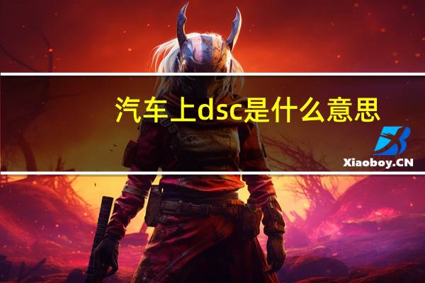 汽车上dsc是什么意思