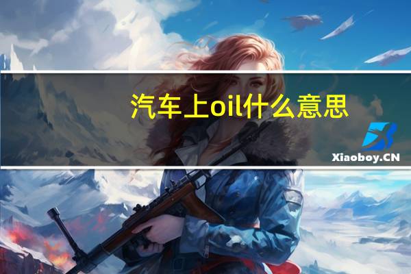 汽车上oil什么意思