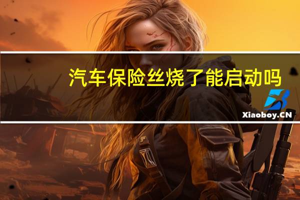 汽车保险丝烧了能启动吗