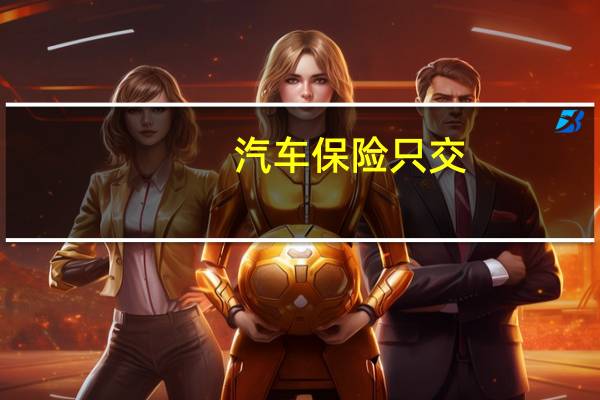 汽车保险只交