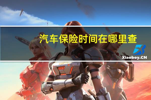 汽车保险时间在哪里查
