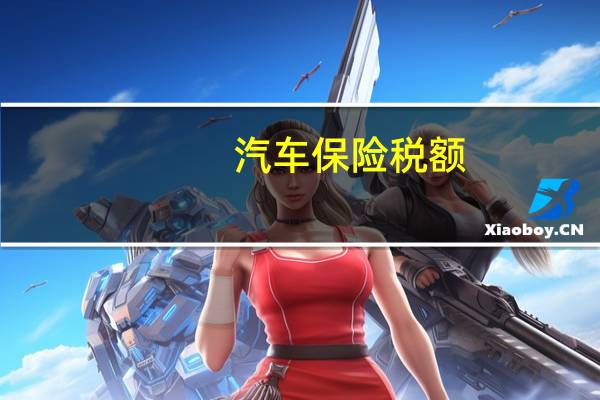 汽车保险税额