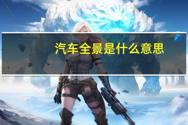 汽车全景是什么意思