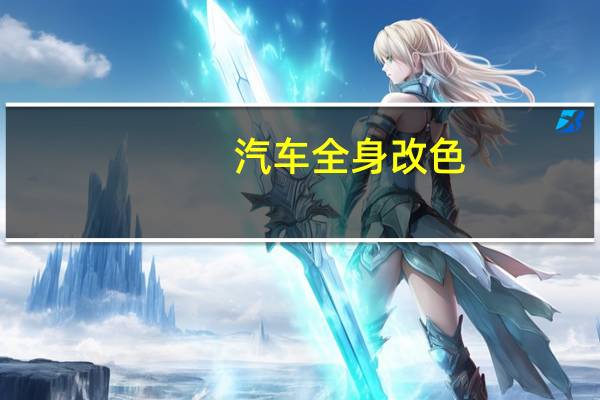 汽车全身改色