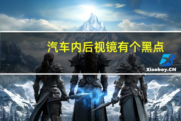 汽车内后视镜有个黑点