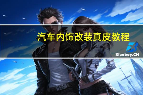 汽车内饰改装真皮教程