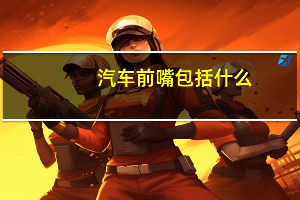 汽车前嘴包括什么