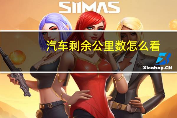汽车剩余公里数怎么看