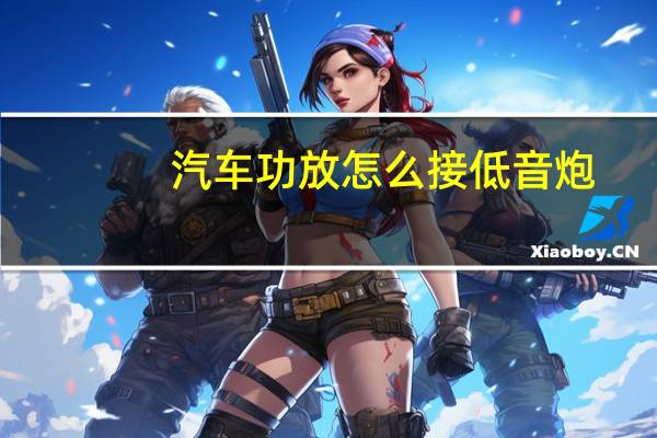 汽车功放怎么接低音炮