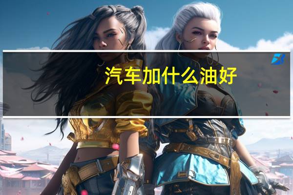 汽车加什么油好