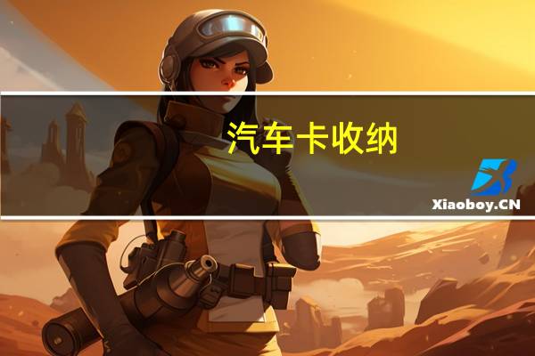汽车卡收纳