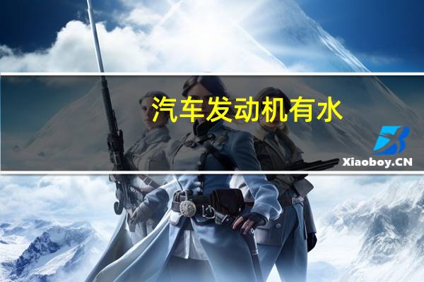 汽车发动机有水