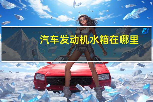 汽车发动机水箱在哪里
