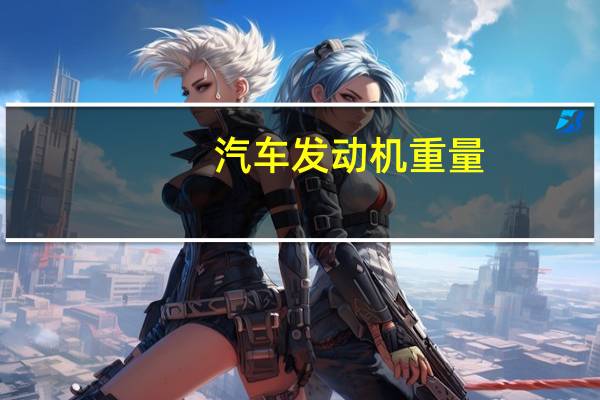 汽车发动机重量