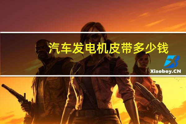 汽车发电机皮带多少钱
