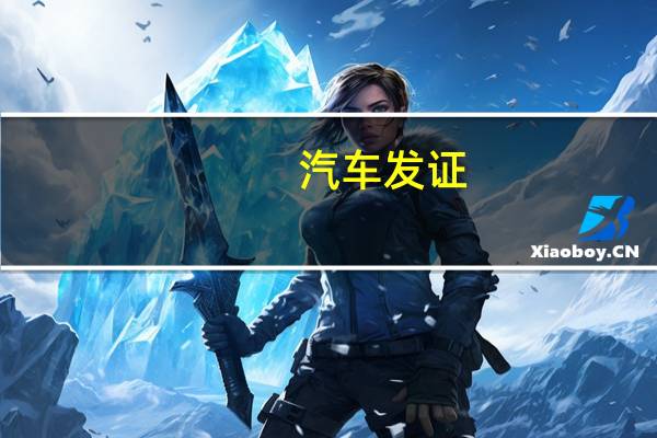 汽车发证