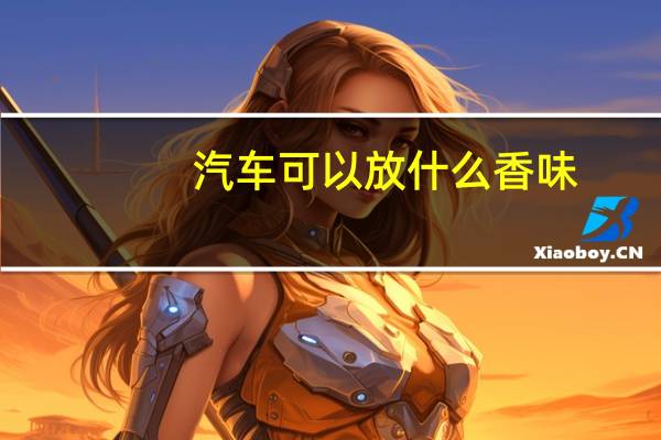 汽车可以放什么香味