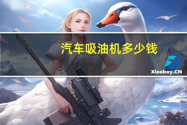 汽车吸油机多少钱