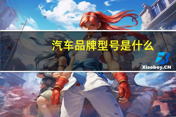汽车品牌型号是什么