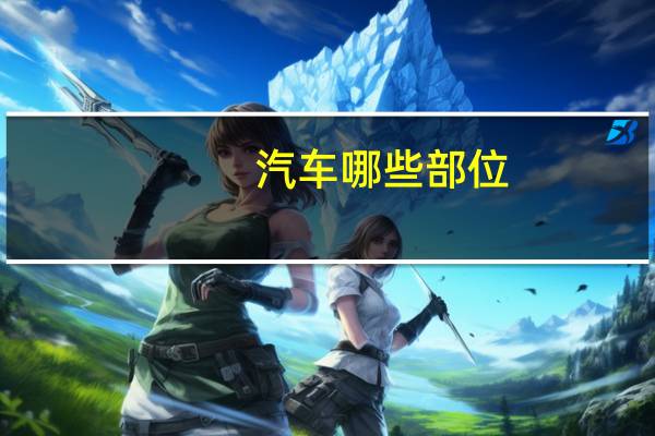汽车哪些部位