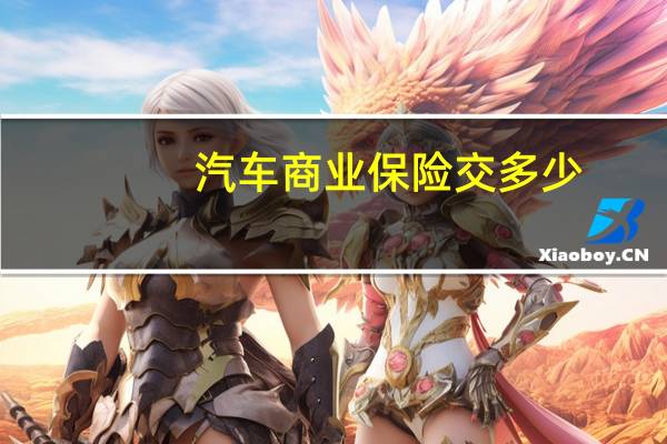 汽车商业保险交多少