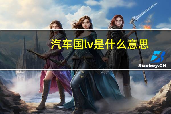 汽车国lv是什么意思