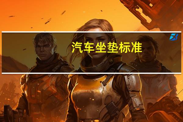 汽车坐垫标准