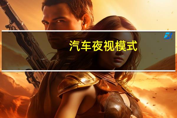 汽车夜视模式
