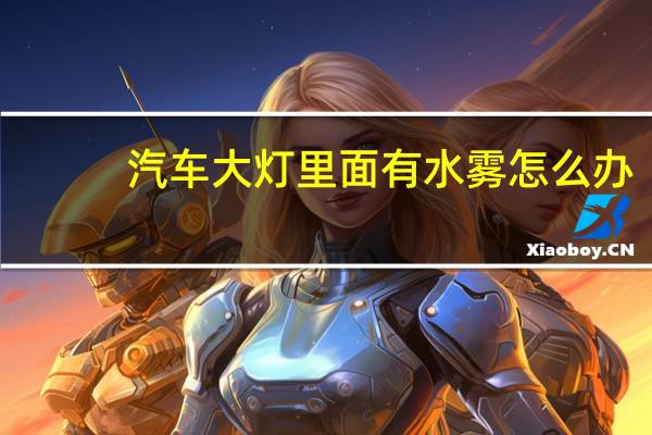 汽车大灯里面有水雾怎么办